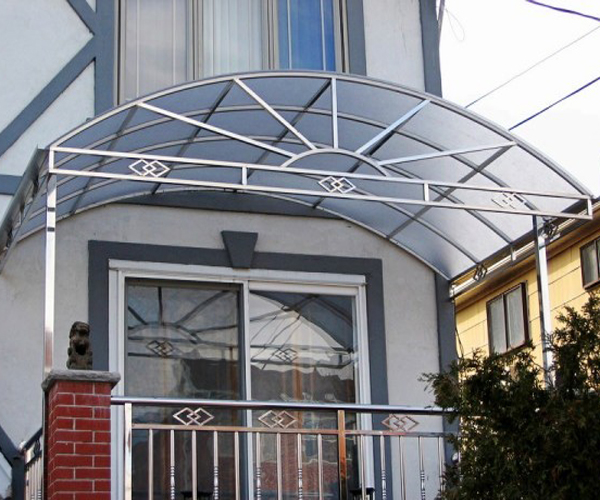 Polycarbonate + Stainless Frame - Acc Awning